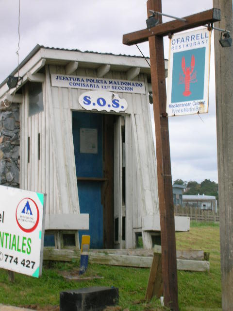 Police SOS picture in Uruguay