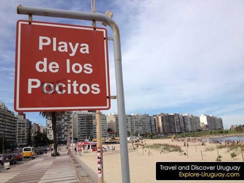 Pocitos Beach Uruguay in Montevideo