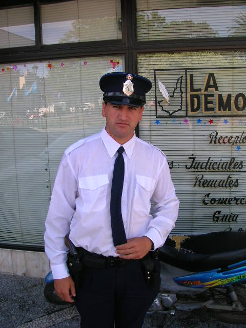Policeman picture in Uruguay