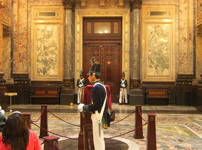 Main Hall of the  Legislative Palace in Montevideo Uruguay