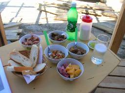 Punta del Diablo Uruguay  meal